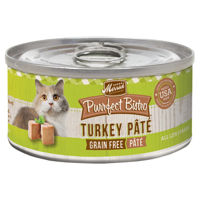 MERRICK TURKEY PATE STYLE CANNED CAT FOOD 3OZ