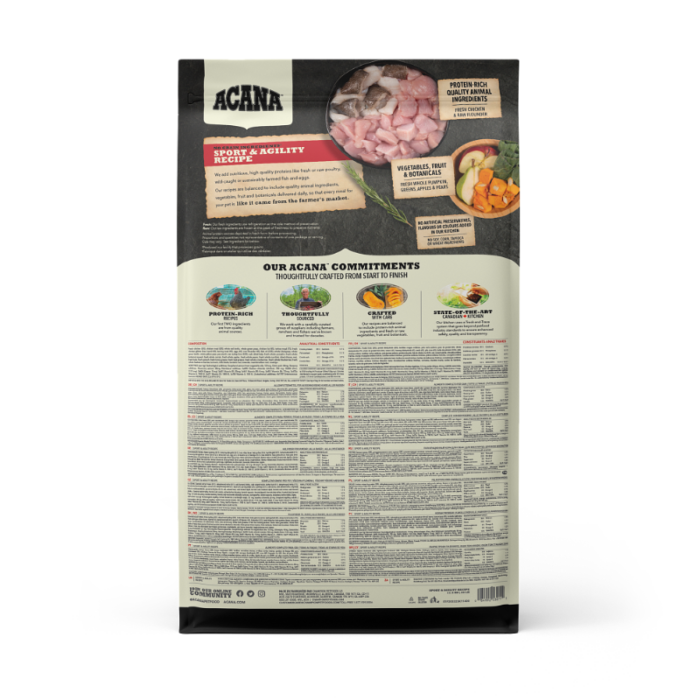 ACANA SPORT AND AGILITY DOG FOOD 11.4KG - Image 2