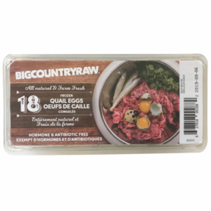 Big Country Raw - Quail Eggs - 18 Count