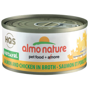 ALMO SALMON AND CHICKEN CANNED CAT FOOD 70G
