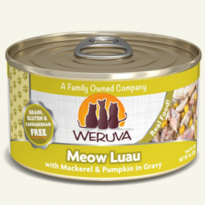 WERUVA MEOW LUAU CANNED CAT FOOD 3OZ