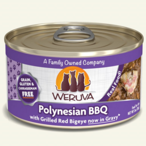 WERUVA POLYNESIAN BBQ CANNED CAT FOOD 3OZ