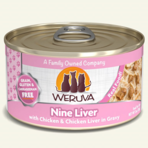WERUVA NINE LIVER CANNED CAT FOOD 3OZ