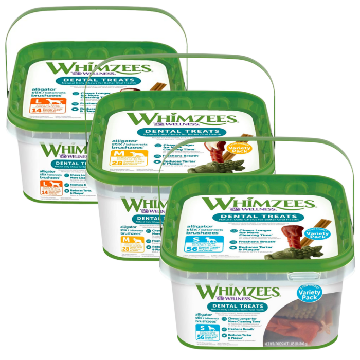 Whimzees Dental Chew Variety Box
