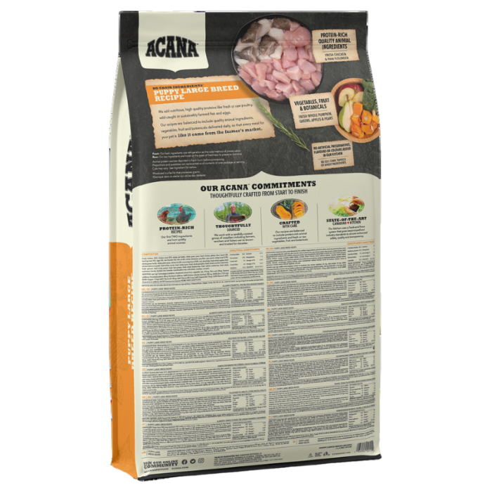 ACANA PUPPY LARGE BREED 11.4KG - Image 2