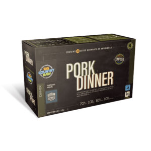 BIG COUNTRY RAW PORK DINNER CARTON DOG FOOD 4LB