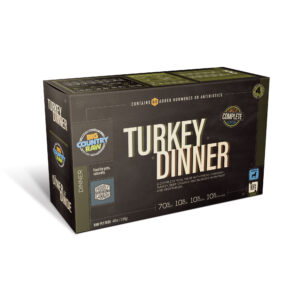 BIG COUNTRY RAW TURKEY DINNER CARTON DOG FOOD 4LB