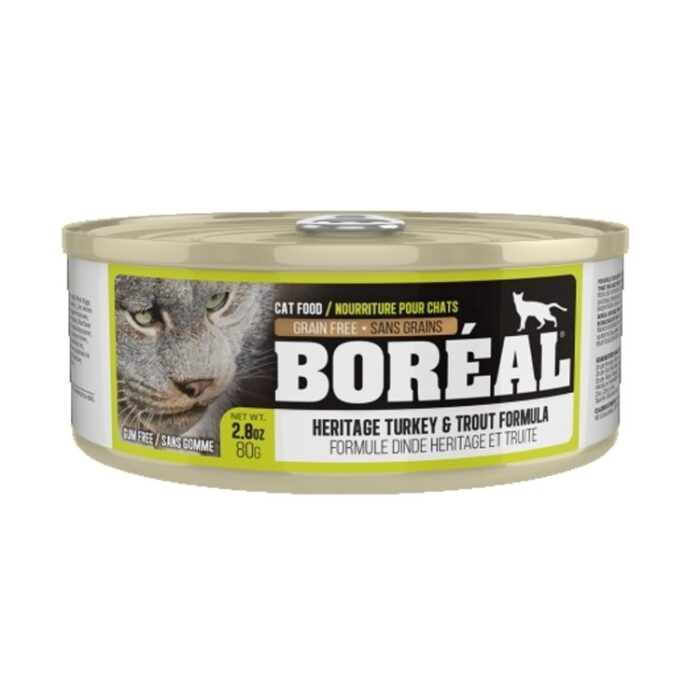 Boreal Canned Cat Food - Turkey And Trout 80g