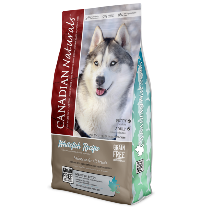 Canadian Naturals Whitefish Grain Free 25lb