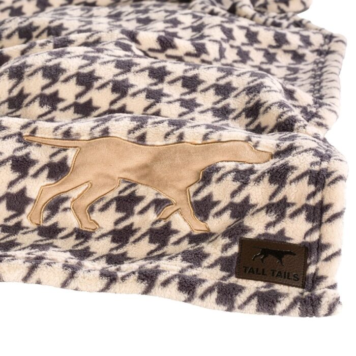 Tall Tail Fleece Blanket Houndstooth - Image 2