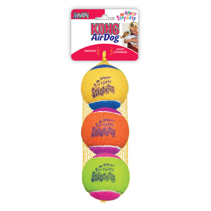 KONG HAPPY BIRTHDAY TENNIS BALLS 3 PACK - Image 2