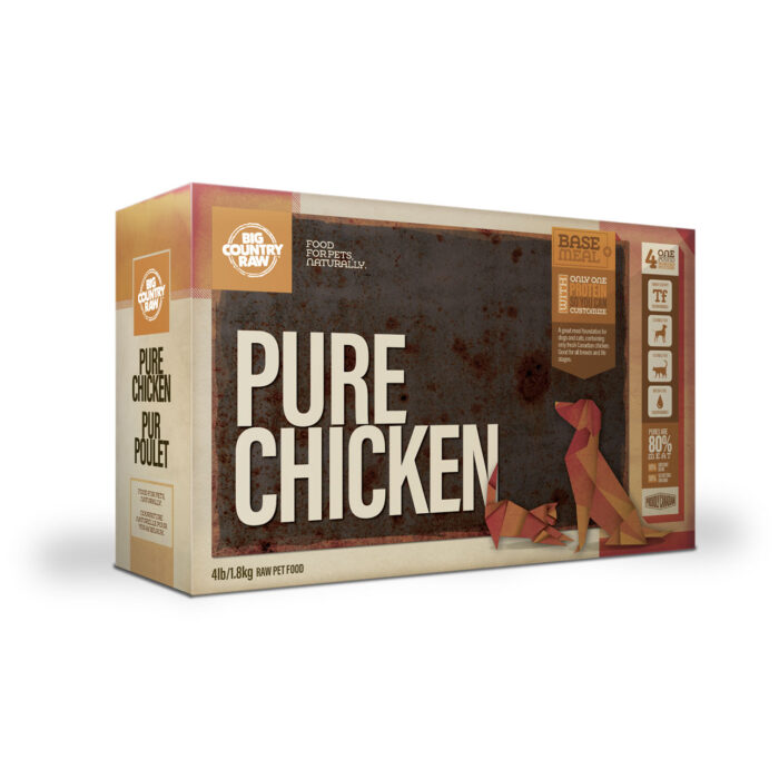 Big Country Raw - Pure Chicken - 4lb - $4.50/lb