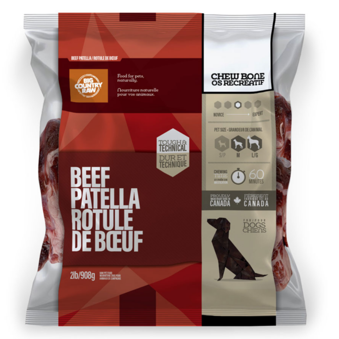 Big Country Raw - Beef Patela 2lb