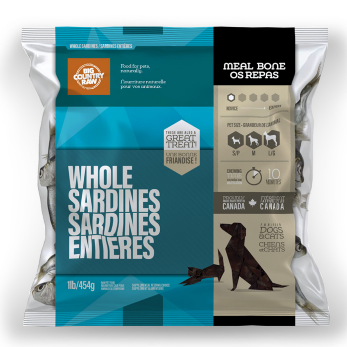 Big Country Raw - Sardines 1lb Bag