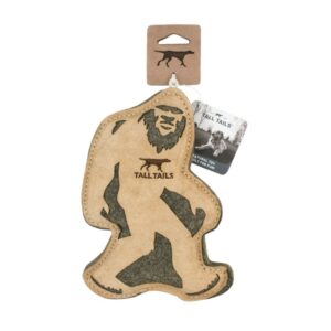 Tall Tails Leather Dog Toy Big Jr. 9"