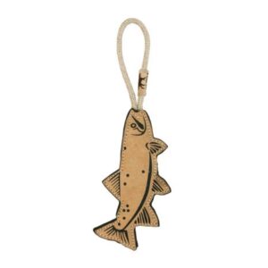 Tall Tails Leather Dog Toy Trout 16"