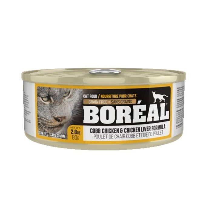 Boreal Canned Cat Food - Chicken And Chicken Liver 80g