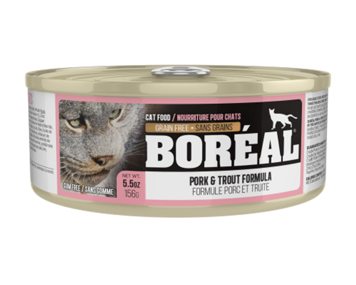 Boreal Canned Cat Food - Pork And Trout 80g