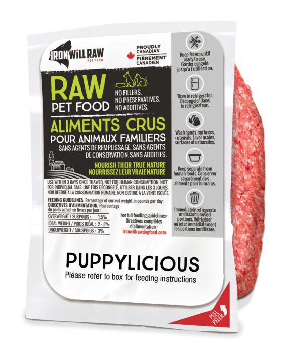 Iron Will Raw Dog Food Puppylicous - Chicken and Beef - 12lb - Image 4