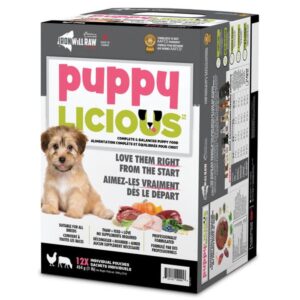 Iron Will Raw Dog Food Puppylicous - Chicken and Beef - 12lb