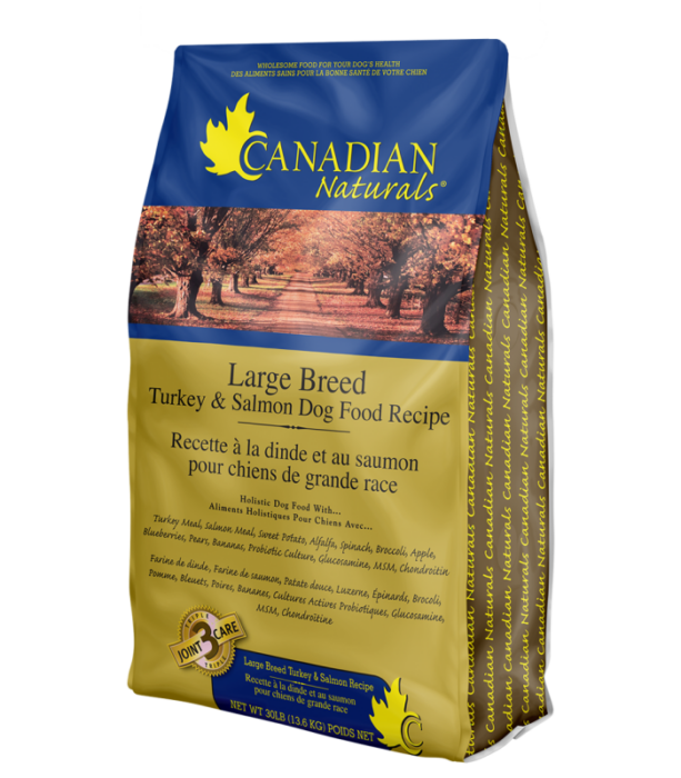 Canadian Naturals Turkey And Salmon Large Breed 30lb