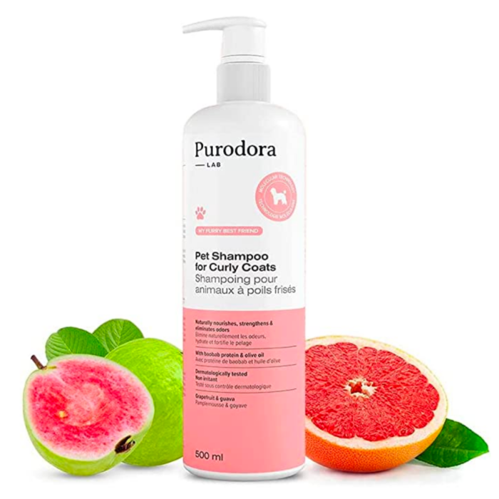 Purodora Lab Pet Shampoo for Curly Coats - 500ml