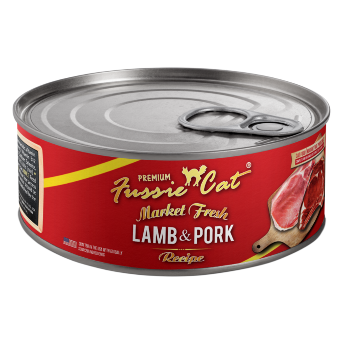 Fussie Cat Lamb and Pork Canned Cat Food - 5.5oz