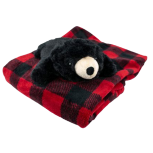 Tall Tails Fleece Blanket and Bear Set