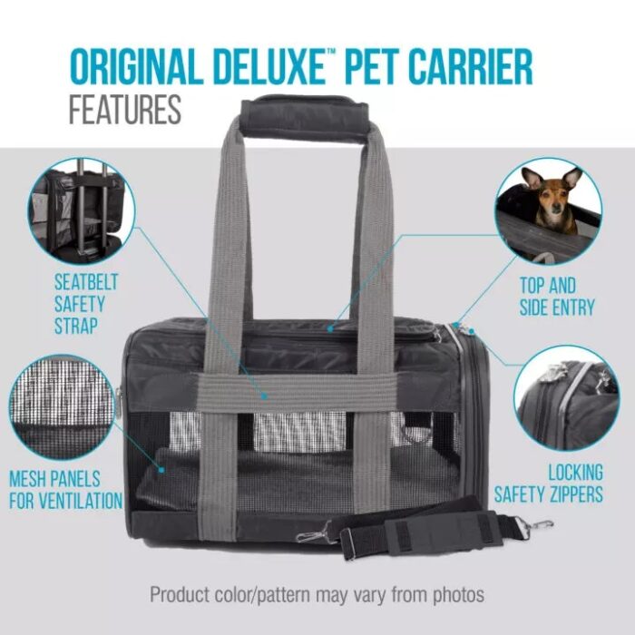 Sherpa Pet Carrier Black - Image 3