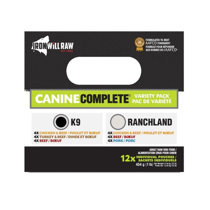 Iron Will Raw Dog Food K9 Complete - 12lb - Image 3
