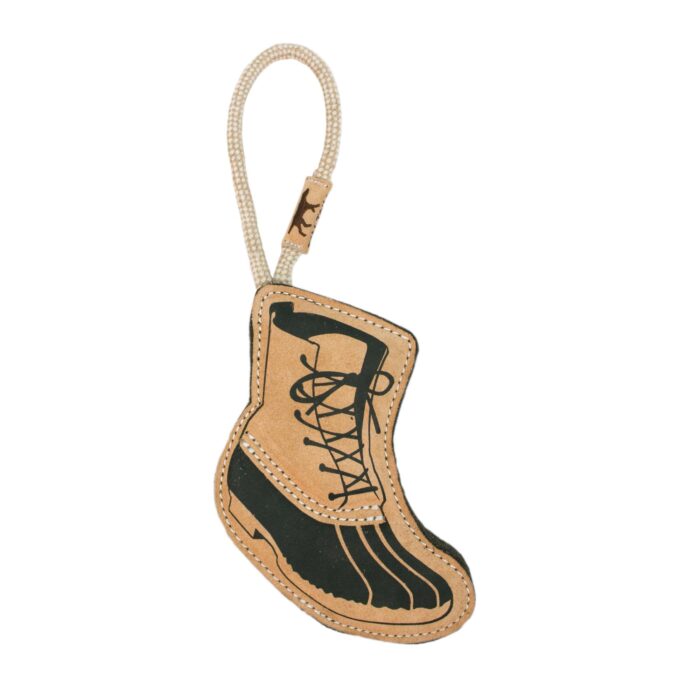 Tall Tails Leather Dog Toy Boot 16"