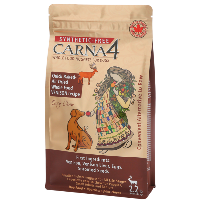Carna4 Hand Crafted Dog Food – Easy-Chew Venison