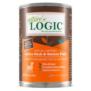 Nature's Logic Canned Dog Food - Duck and Salmon
