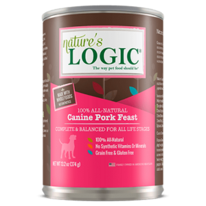 Nature's Logic Canned Dog Food - Pork