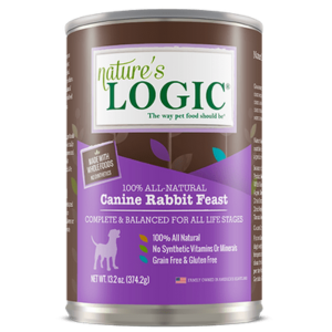 Nature's Logic Canned Dog Food - Rabbit