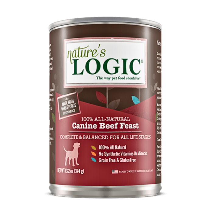 Nature's Logic Canned Dog Food - Beef