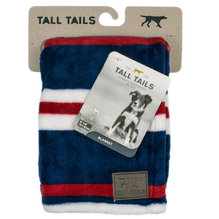 Tall Tails Fleece Blanket Nautical Stripe
