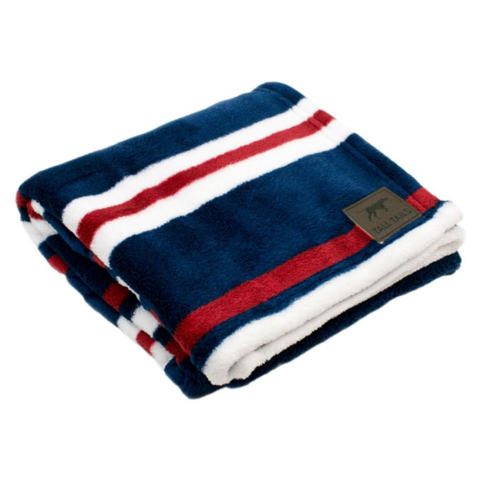 Tall Tails Fleece Blanket Nautical Stripe - Image 2