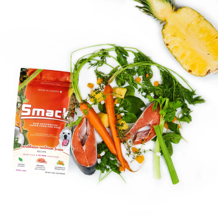 Smack Caribbean Salmon Fusion Crunchy Dehydrated Dog Food - 2.5kg - Image 3