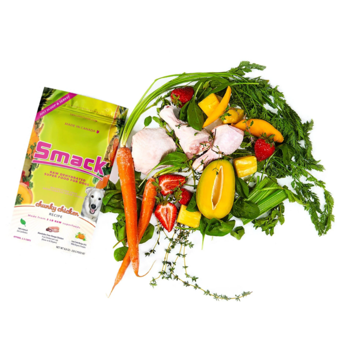 Smack Chunky Chicken Crunchy Dehydrated Dog Food - Image 3