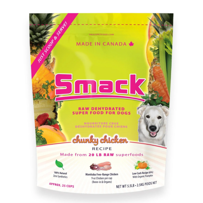 Smack Chunky Chicken Crunchy Dehydrated Dog Food