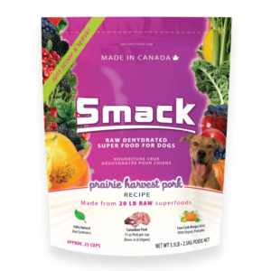 Smack Prairie Harvest Pork Crunchy Dehydrated Dog Food - 2.5kg