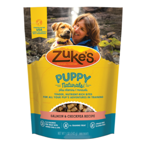 Zukes Mini Naturals Puppy Treats - Salmon and Chickpea - 142g