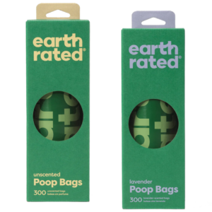 Earth Rated - Poop Bags - 1 Roll/300 Bags