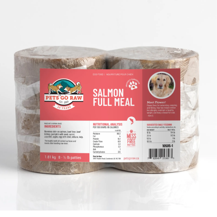 Pets Go Raw - Salmon Full Meal Dog Food