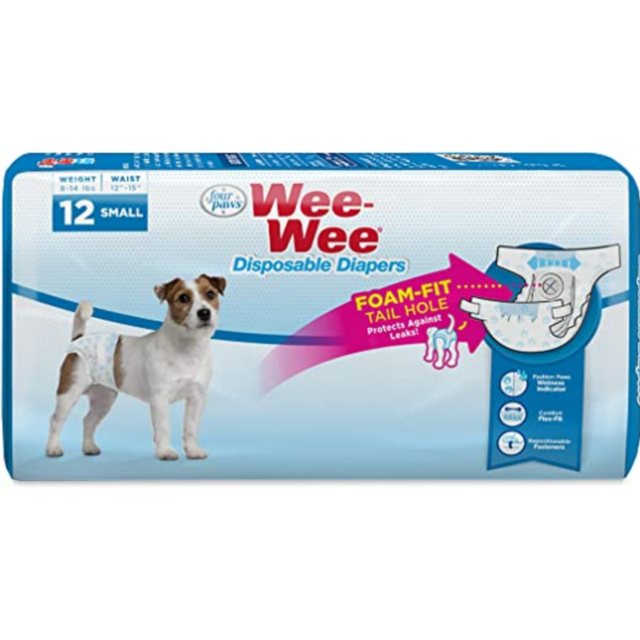 Four Paws Wee Wee Disposable Diapers 12pack - Image 3