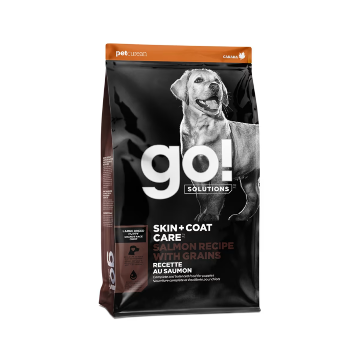 Go! Solutions Dog Food – Skin + Coat Salmon with Grains - Large Breed Puppy