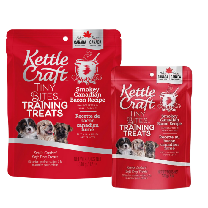 Kettle Craft Dog Treats - Tiny Bite Bacon Training Treats