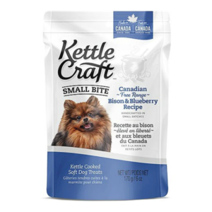 Kettle Craft Dog Treats- Bison and Blueberry Small Bites - 170g