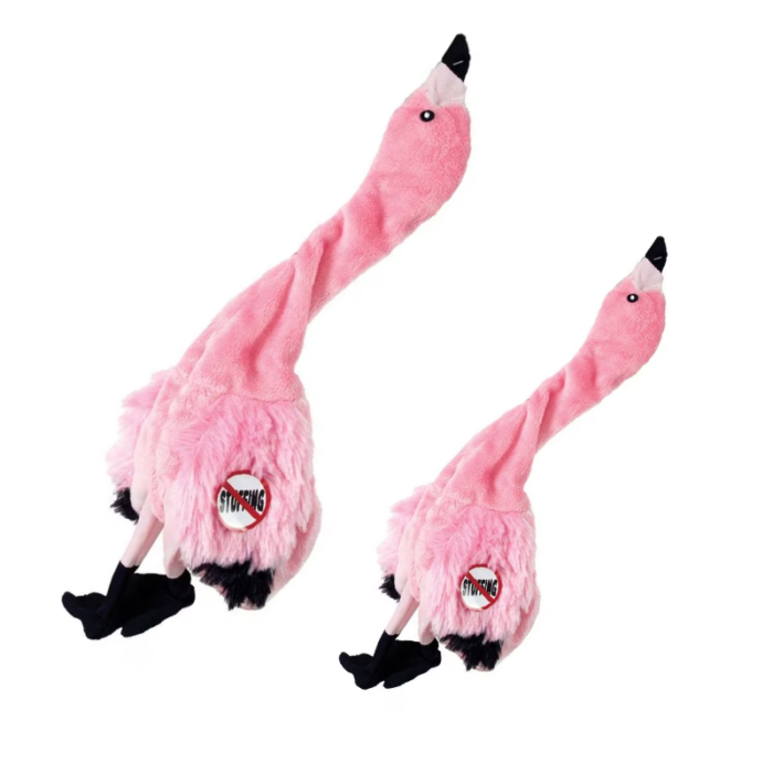 Spot Skinneeez Dog Toy - Pink Flamingo